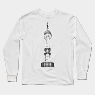 SEOUL NAMSAN TOWER SILHOUETTE Long Sleeve T-Shirt